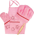 Bigjigs toys - kokskleding voor kinderen 'roze'