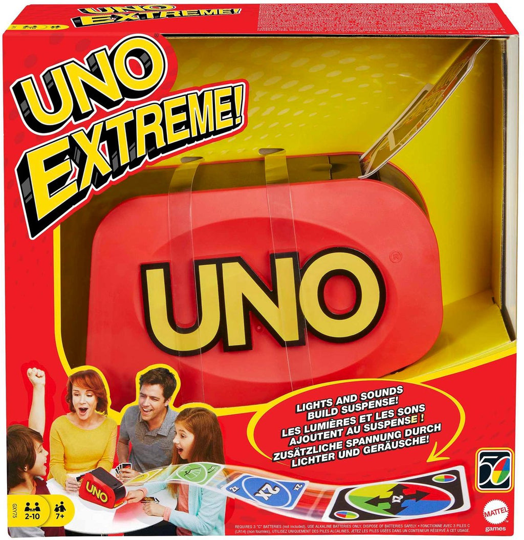 Mattel games uno extreme - vernieuwde versie