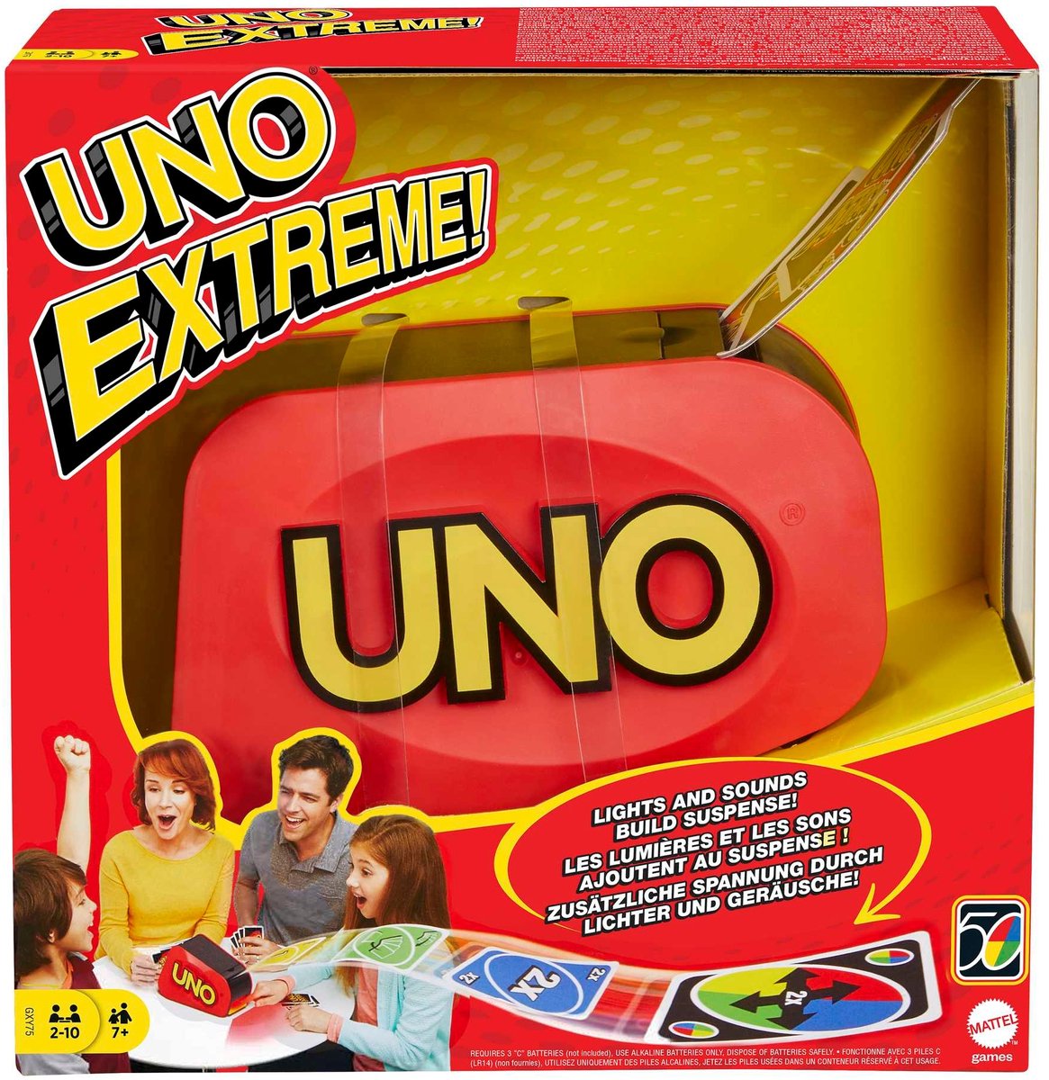 Mattel games uno extreme - vernieuwde versie