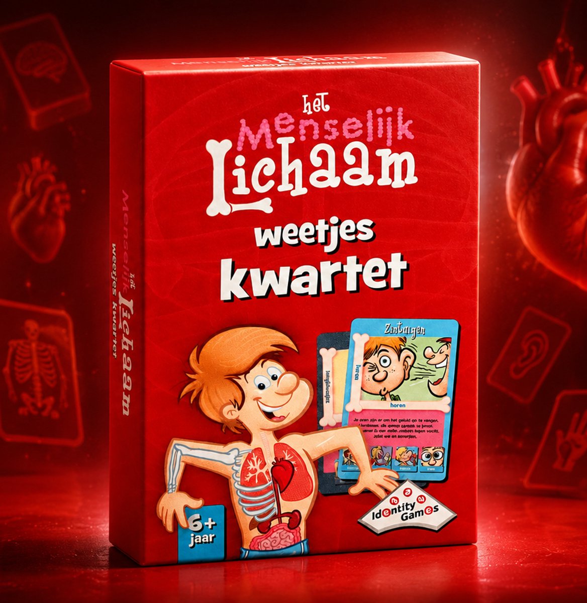 Identity games het menselijk lichaam weetjes kwartet