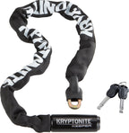 Kryptonite keeper 785-ketting met geïntegreerd slot – kettingslot fiets – fietsslot met ketting voor elektrische fiets – 85 cm – staal – zwart