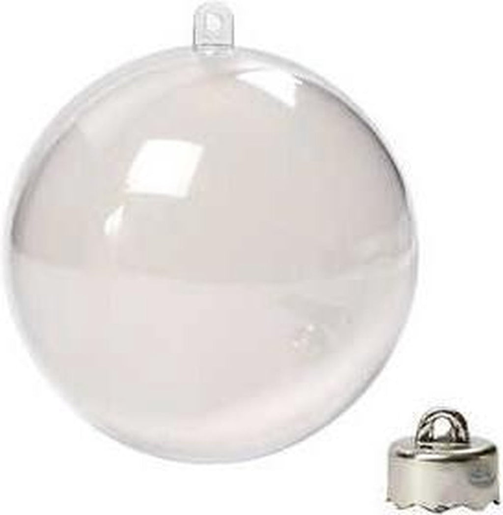 Creativ Company - Creativ Company Decoratie kerstballen tweedelig 5st.