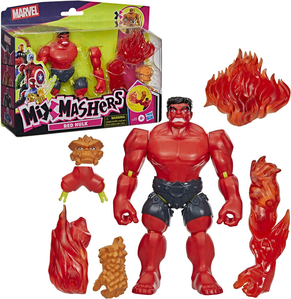 Hasbro mixmashers marvel avengers red hulk actiefiguur