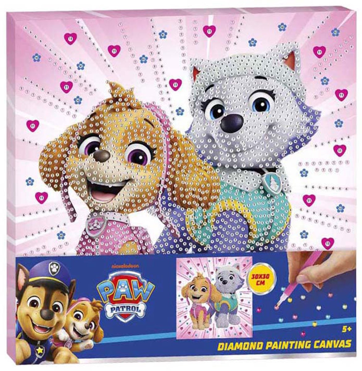 Creative Craft Group - Creative Craft Group Paw patrol diamond painting canvas - 30x30cm