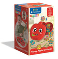 Clementoni - happy apple & friends rijgspel - rijgkralen en kralen rijgen voor peuters en kinderen - montessori baby speelgoed - fijne motoriek oefenen