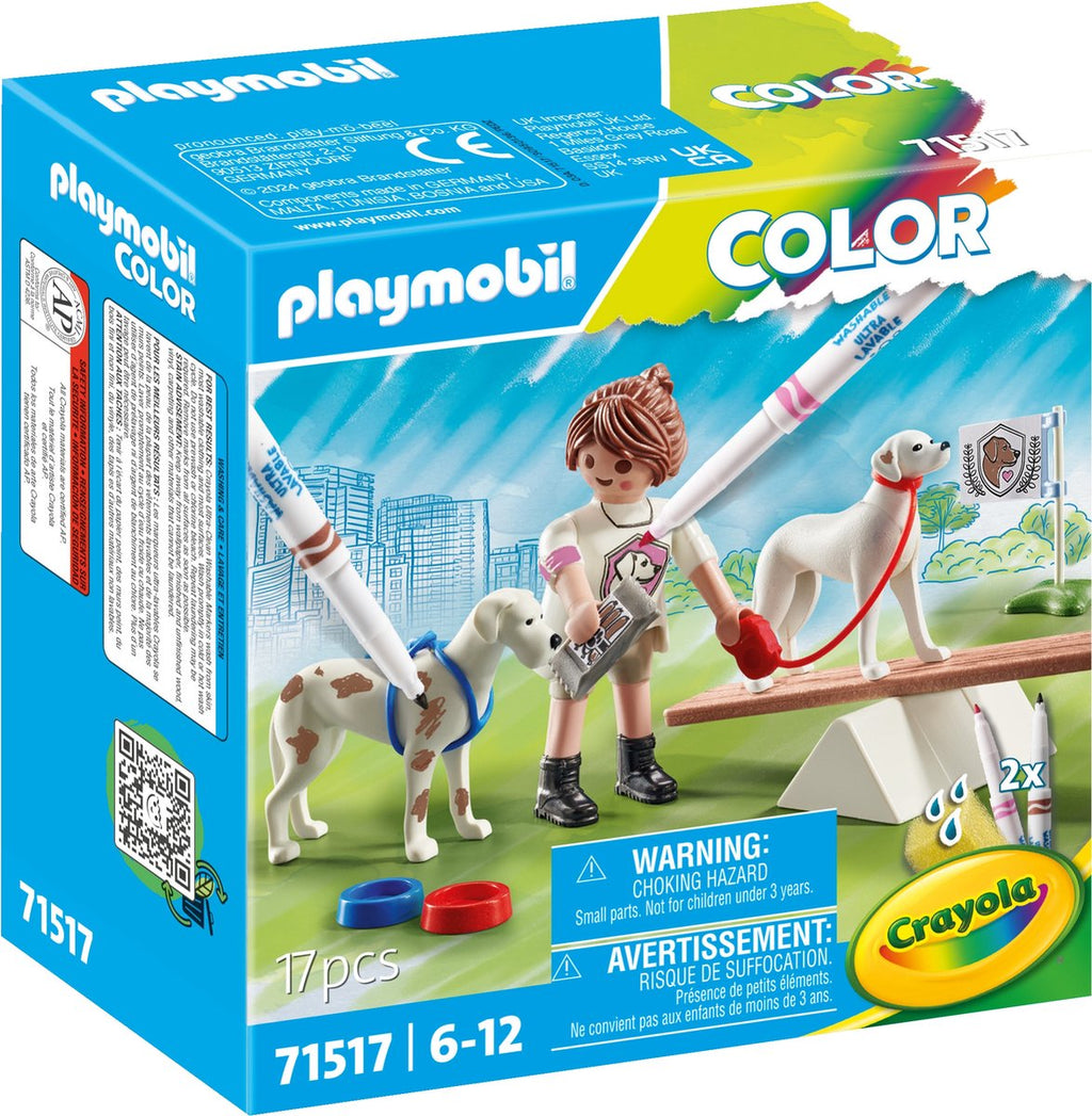 PLAYMOBIL - PLAYMOBIL color hondentraining - 71517