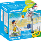 PLAYMOBIL - PLAYMOBIL color skater met basketbal - 71516