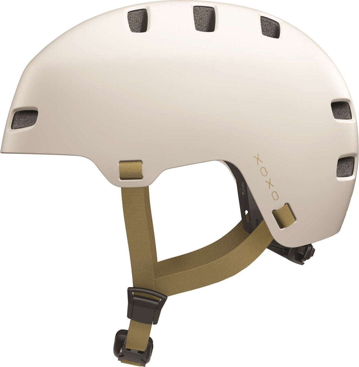 ABUS - ABUS Fietshelm xoxo eco birch taupe l - 57-61 cm - beige - geschikt voor gebruik op elektrische fietsen - stadsfietsen - 440 g