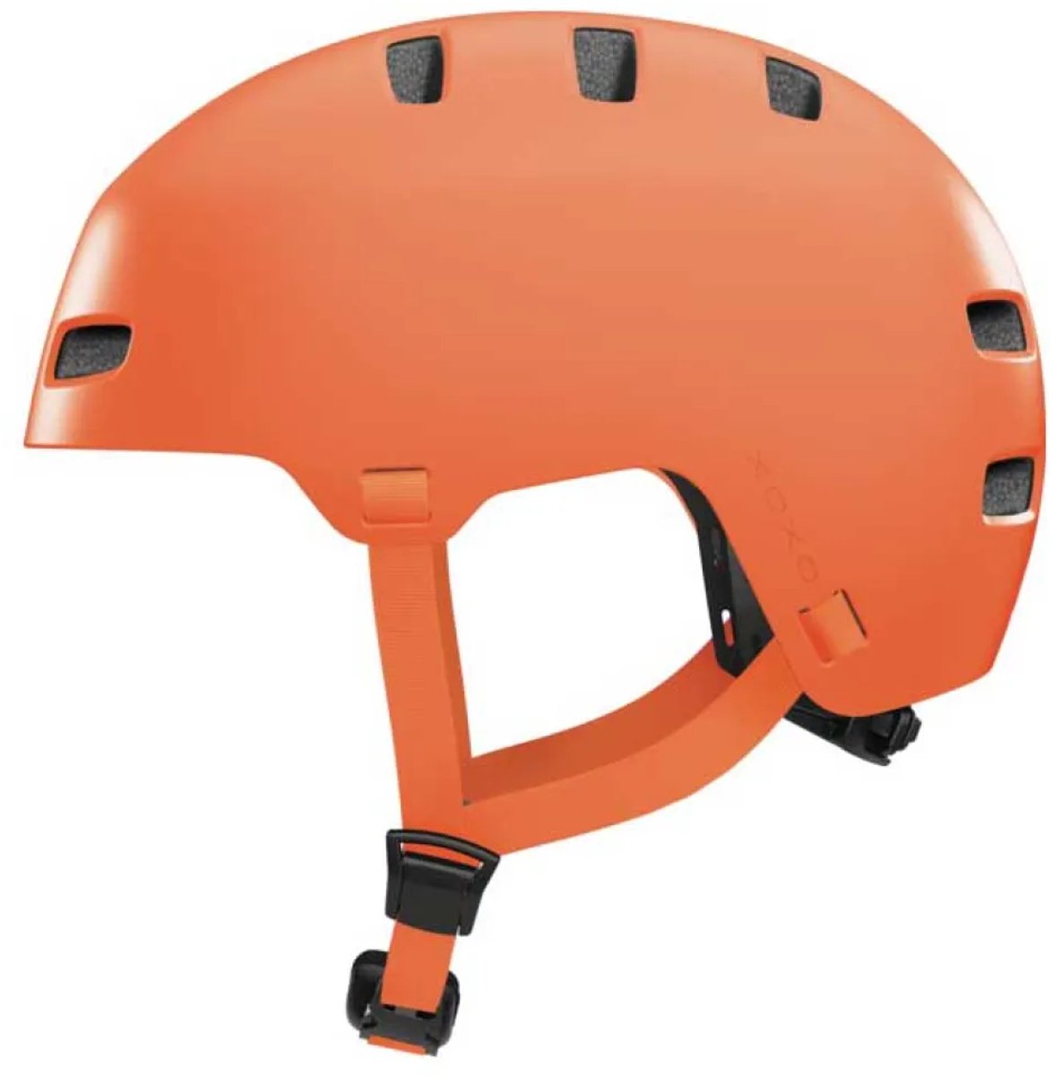 Abus fietshelm xoxo mono orange m - 54-58 cm - oranje - geschikt voor gebruik op elektrische fietsen - stadsfietsen - 400 g