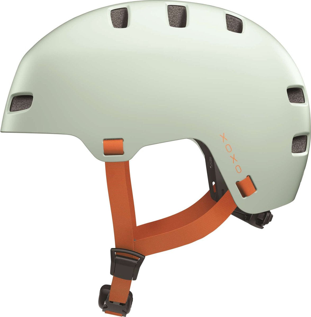 ABUS - ABUS Fietshelm xoxo mint green m - 54-58 cm - lichtgroen - geschikt voor gebruik op elektrische fietsen - stadsfietsen - 400 g