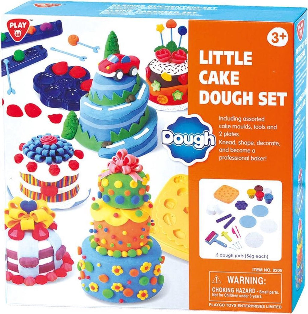 Playgo dino klei speelset - 6 potjes klei voor dino plezier.