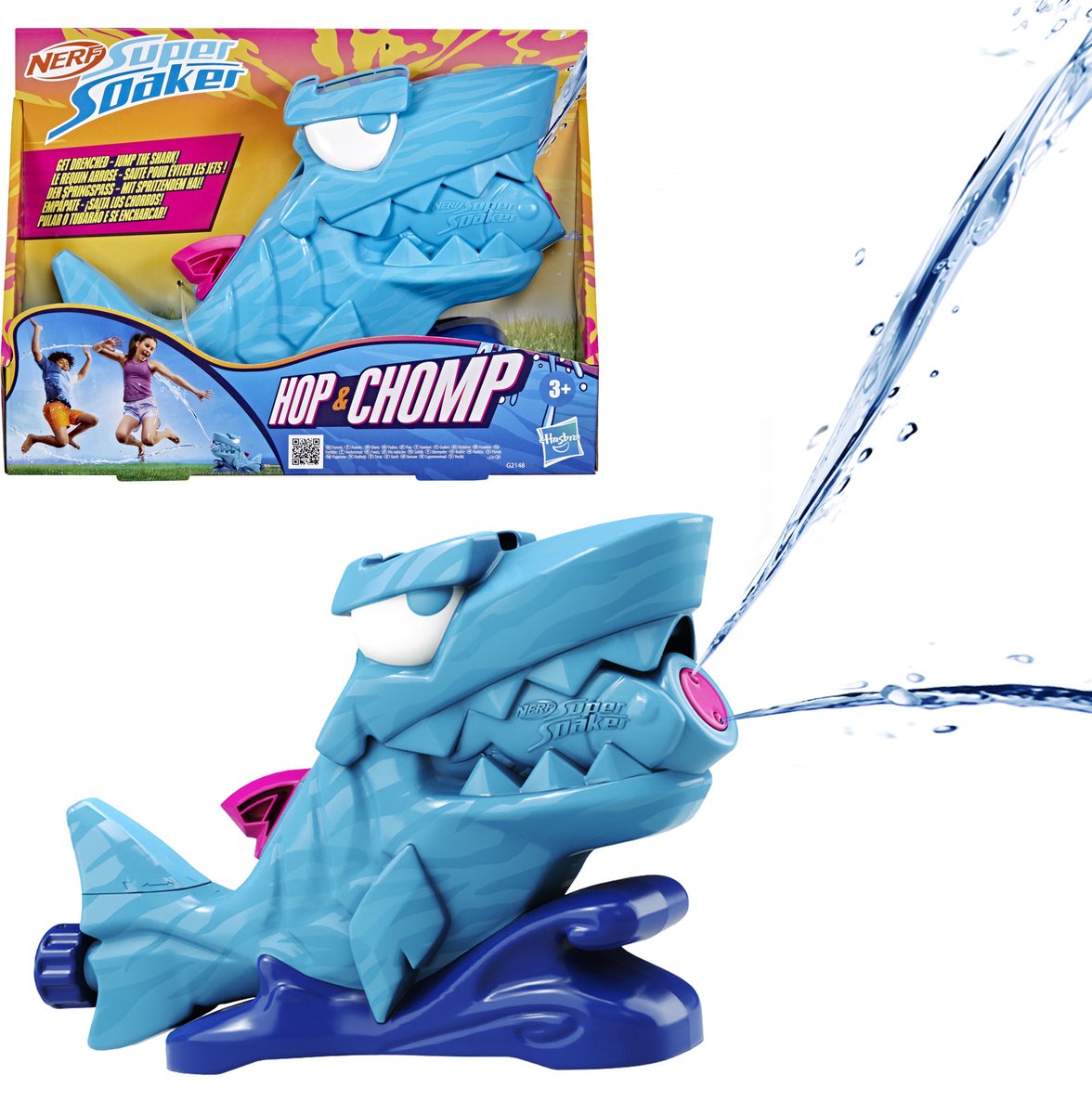 Super soaker nerf hop and chomp