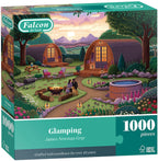 Falcon - legpuzzel glamping 1000 stukjes landschap volwassenen.