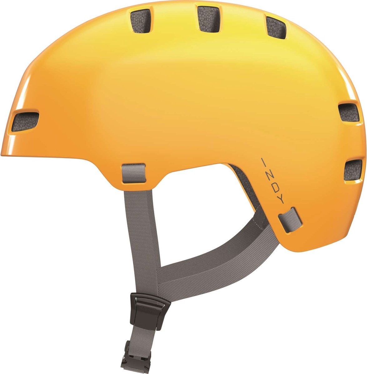 ABUS - ABUS Fietshelm indy mustard yellow l - 57-61 cm - geel - geschikt voor gebruik op elektrische fietsen - stadsfietsen - 430 g
