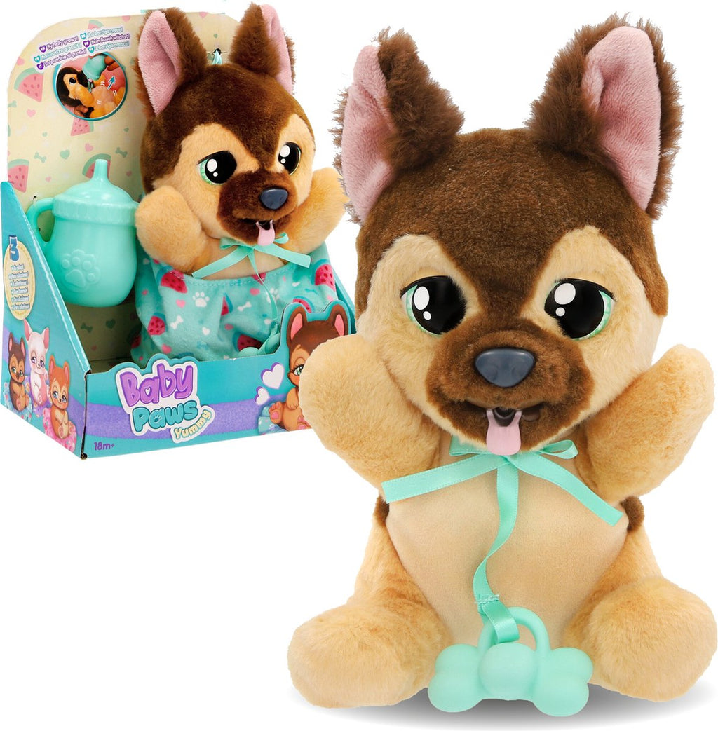 Imc toys baby paws yummy german shephard interactieve knuffel