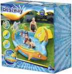 Bestway - speelzwembad zeedieren - 280x257x87cm