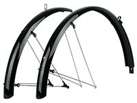 Sks - Spatbordset 28 bluemels basic 55mm zwart
