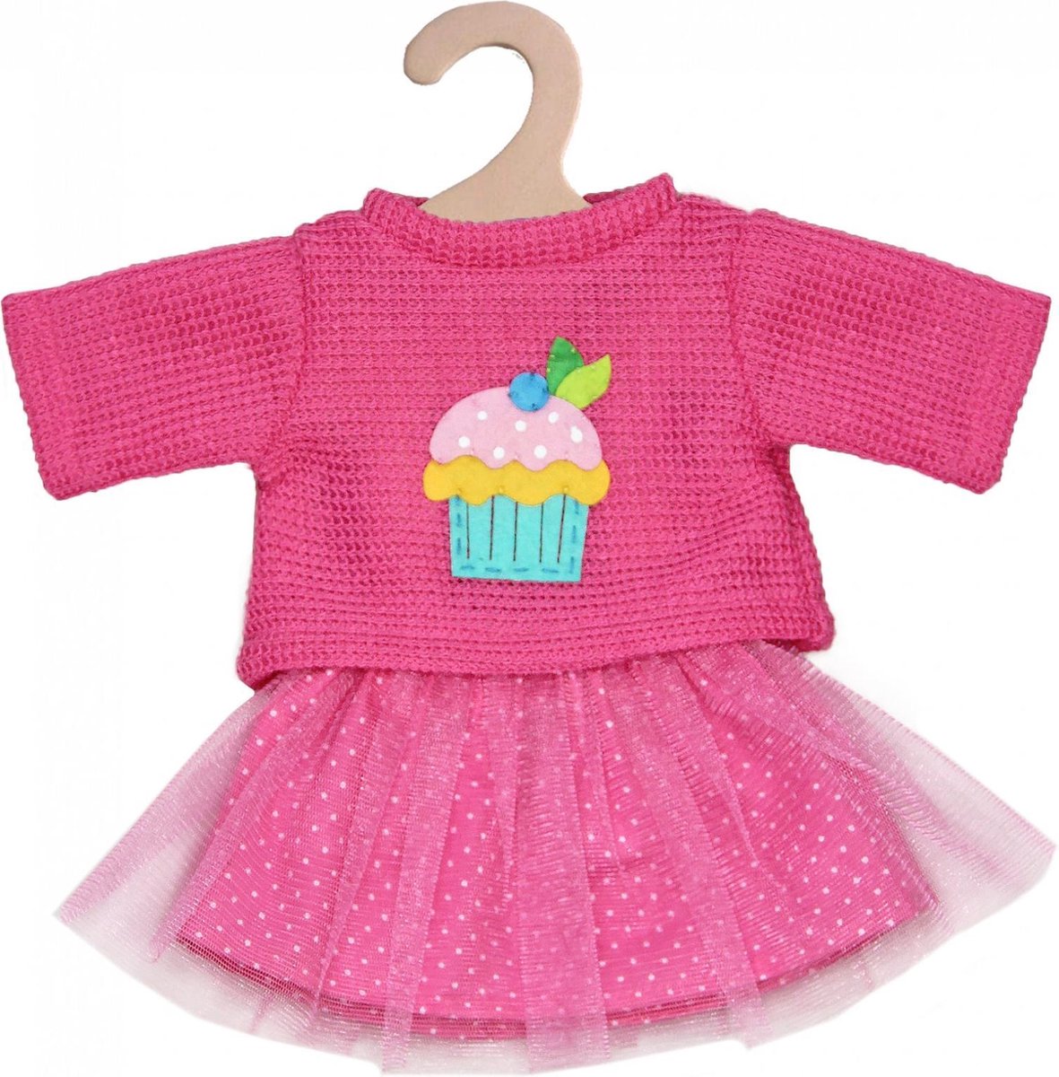 Heless - Heless Poppen pullover met rok 35-45 cm