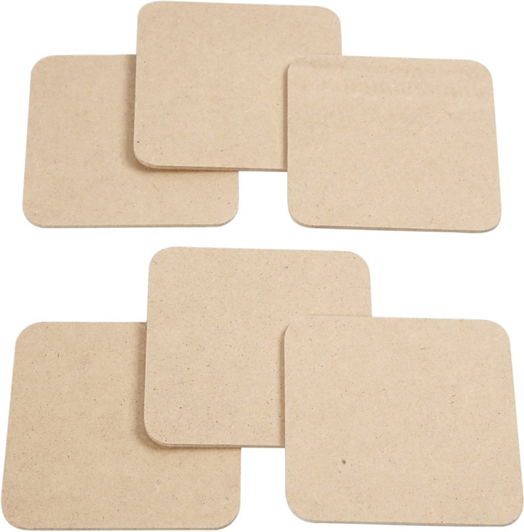 Creativ Company - Creativ Company Onderzetters mdf 10x10cm 50 stuks