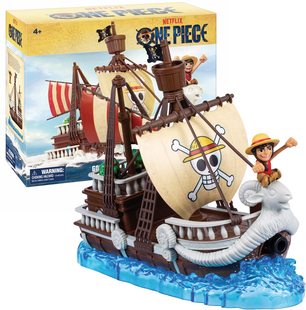 Moose Toys - Moose Toys One piece going merry deluxe schip met speelfiguur