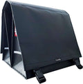 Clarijs - Clarijs fietstas dubbel xl pvc 46l met uitsparing matt zwar