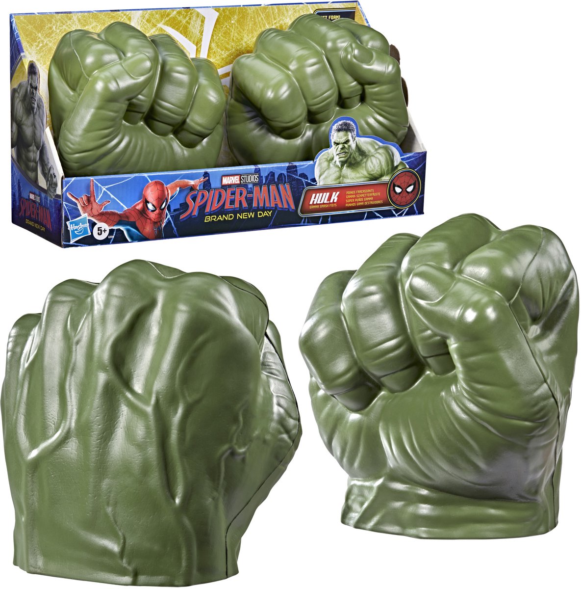 Hasbro marvel spider-man brand new day hulk gamma smash vuisten