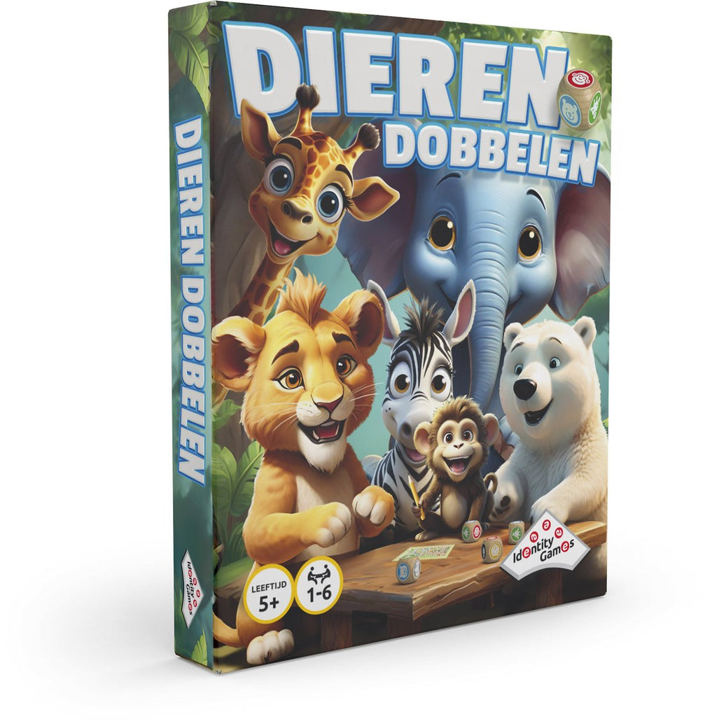 Identity Games - Identity Games Dieren dobbelen - dobbelspel - voor de hele familie