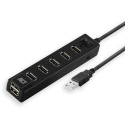 ACT - ACT usb-hub ac6215 zwart