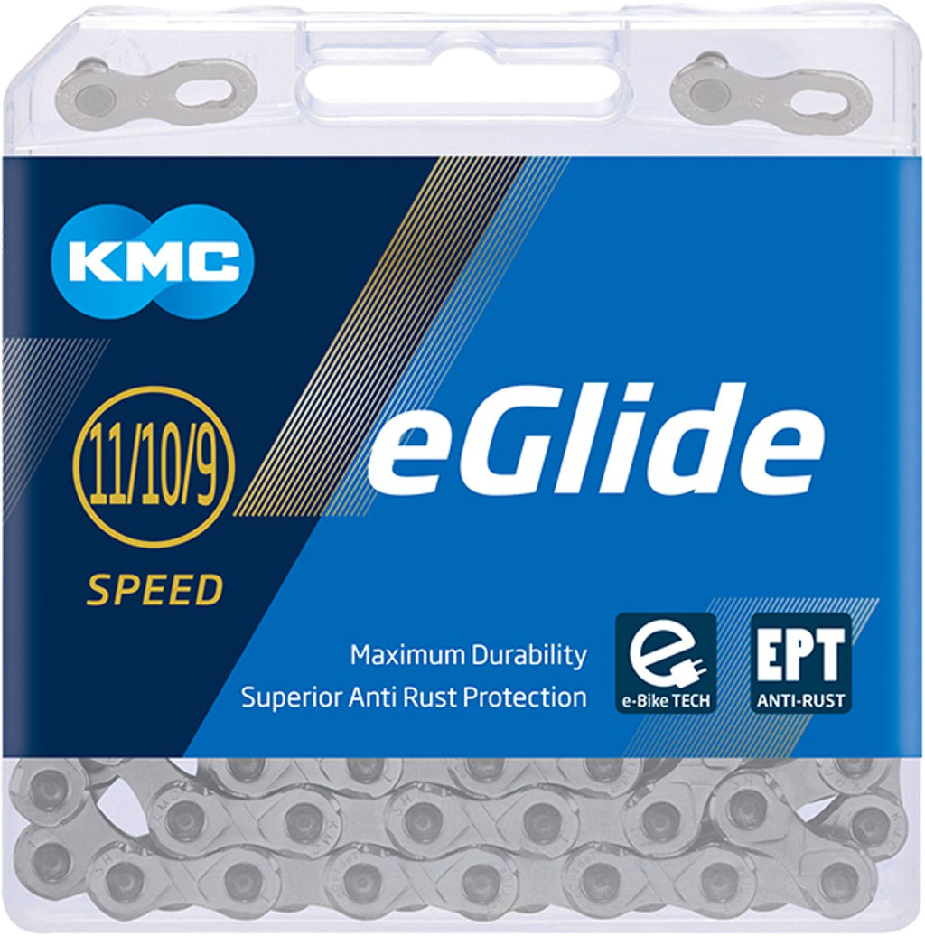 KMC - eglide ept cues ketting zilver 118 links / 11s