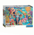 Clementoni - legpuzzel elephants' carnival 500st.
