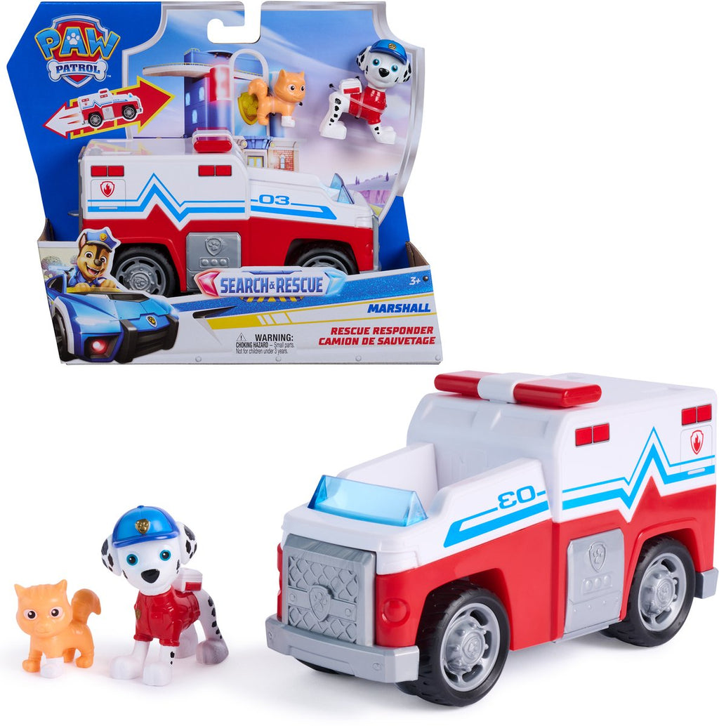 Paw patrol search rescue voertuig - marshall