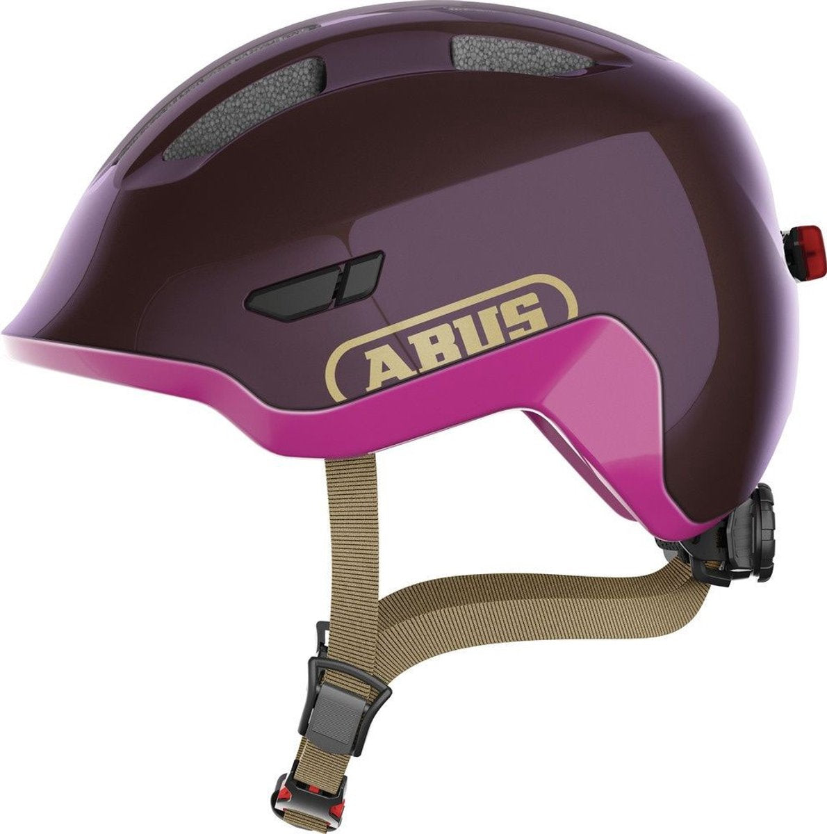 Casque Abus Smiley 3.0 ACE LED violet royal M 50-55cm