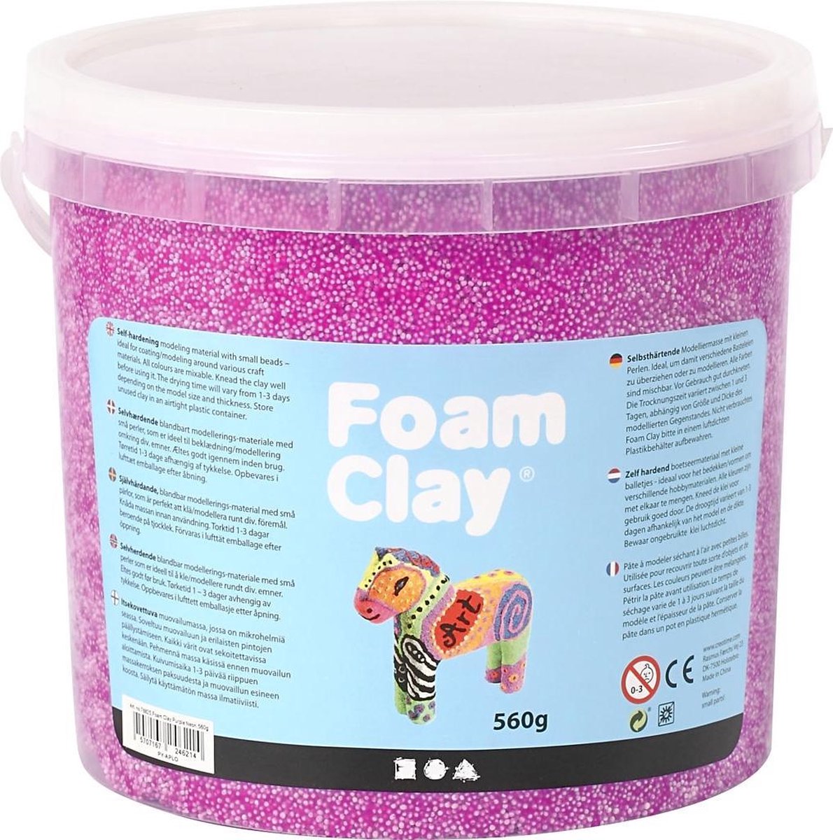 Foam Clay - Foam Clay ® 560 gr neon paars