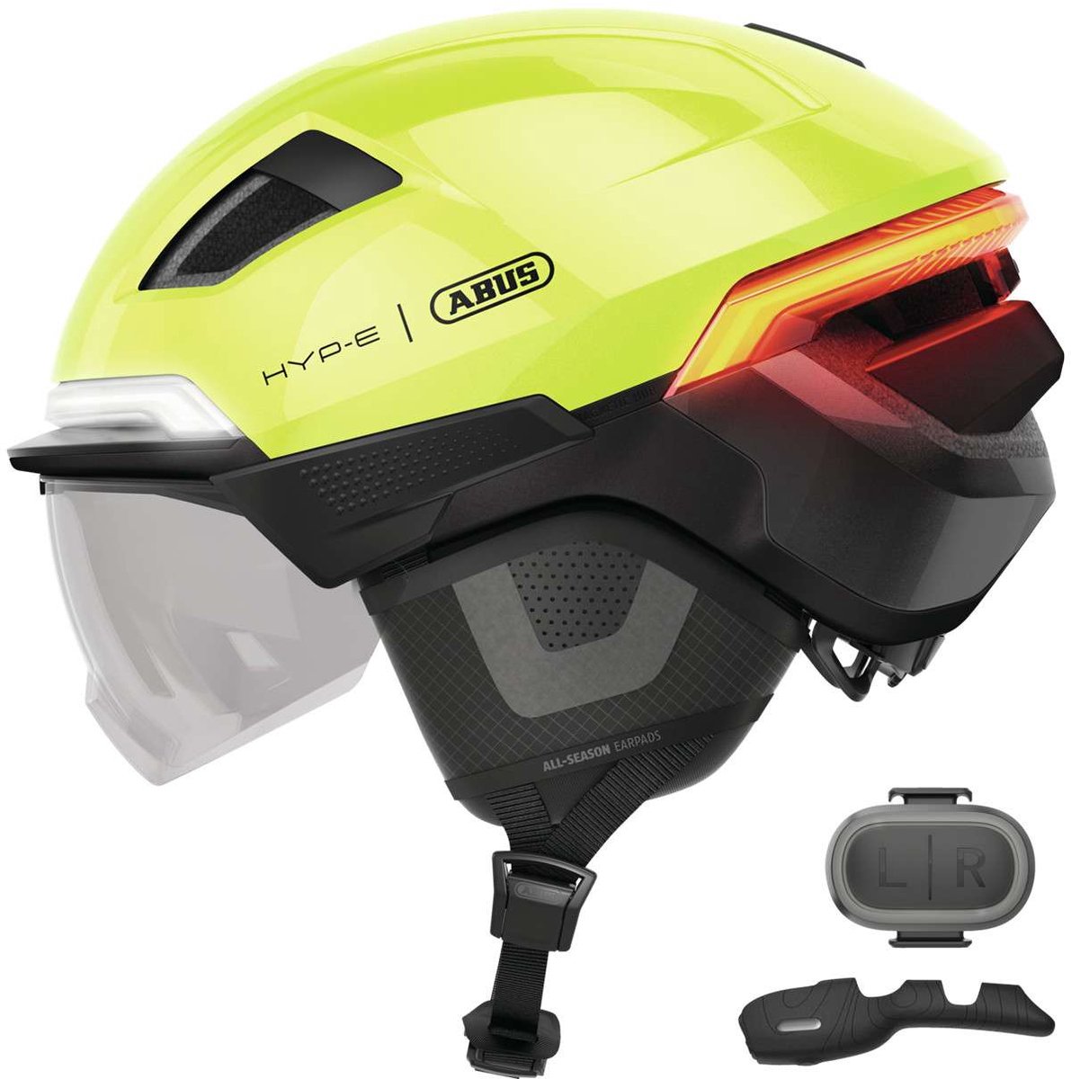 ABUS - ABUS Fietshelm hyp-e bl.ace signal yellow s - 51-55 cm - geel - geschikt voor gebruik op speed pedelecs - elektrische fietsen - snorfietsen - nta-8776 685 g