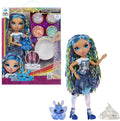 Rainbow high shimmers met slijm-modepop - skyler (blauw)