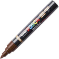 Uni Posca - Uni Posca brushmarker pc5br bruin - brushpunt 1-4 mm
