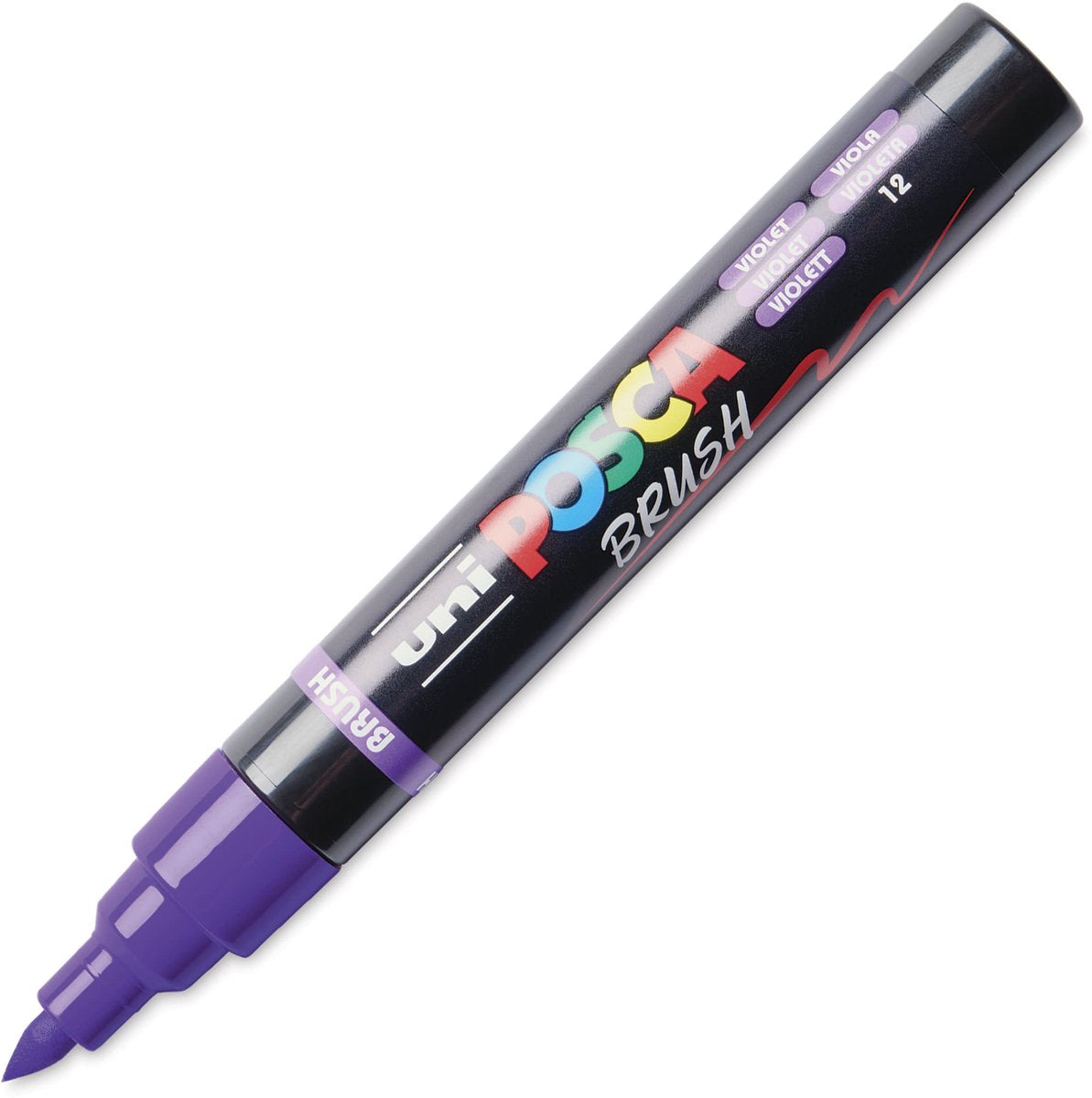 Posca - Posca Uni brushmarker pc5br violet - brushpunt 1-4 mm