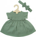 Heless - Heless Poppenjurk groen met ruches 35-45 cm