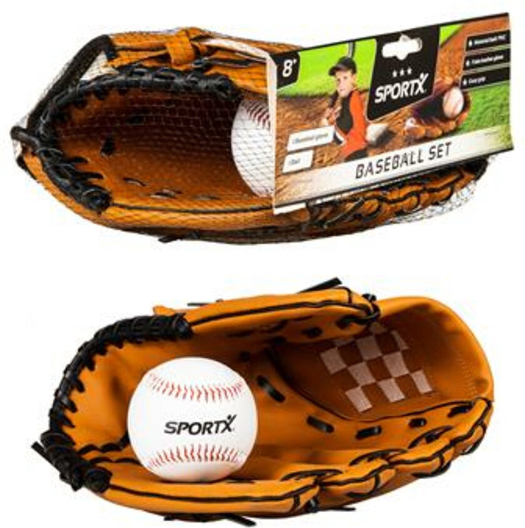 SportX - SportX honkbal handschoen met bal