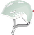 Abus kinderhelm smiley 3.0 ace led - fietshelm met licht - diepe pasvorm ruimte voor een vlecht - voor meisjes en jongens - pure mint, maat m