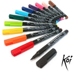 Sakura - Sakura koi coloring brush pen set | 12 kleuren