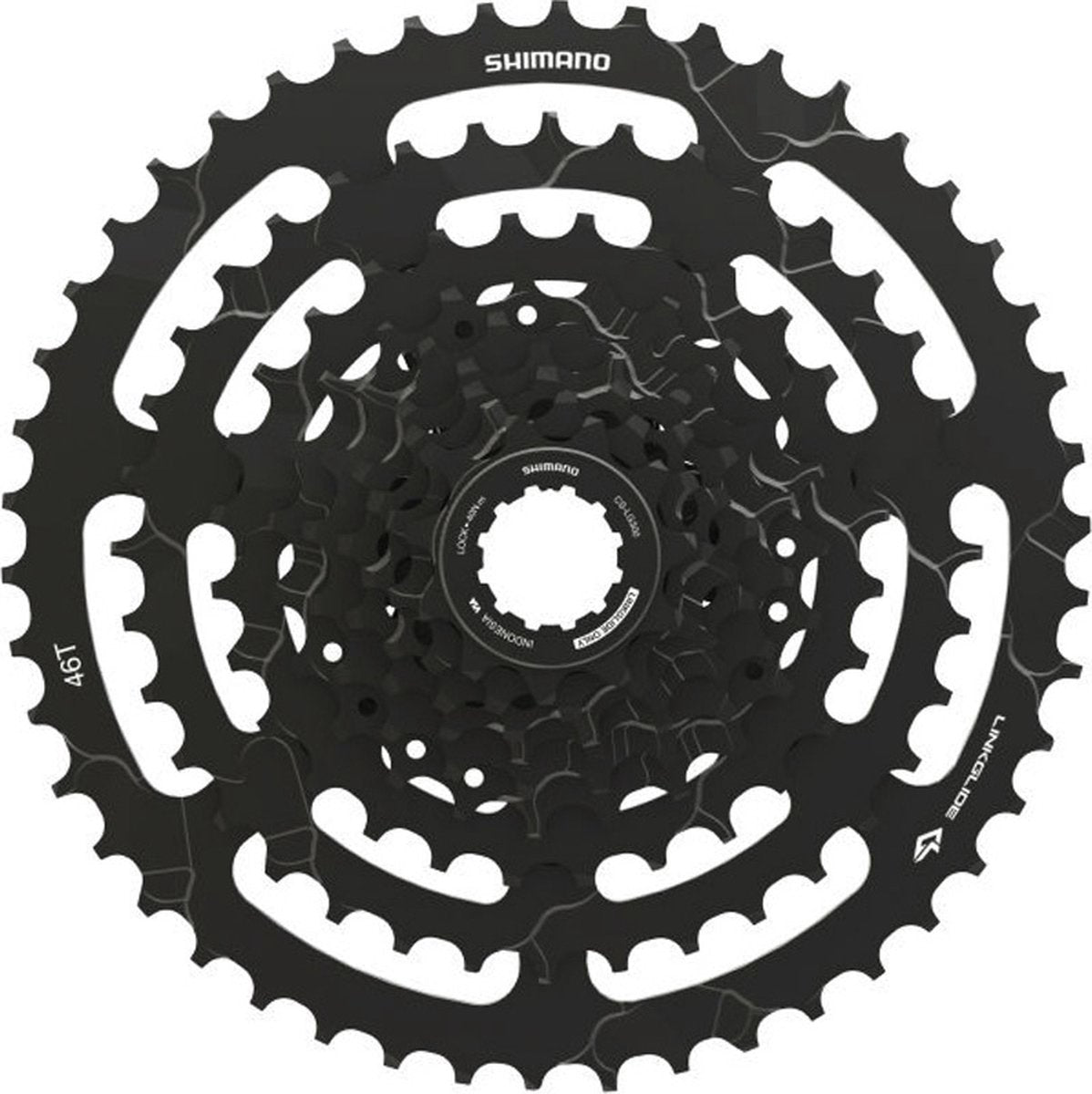 Shimano cassette cues 9v 11-46t cs-lg300 zwart