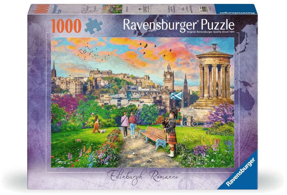 Ravensburger - puzzel edinburgh romance - legpuzzel - 1000 stukjes