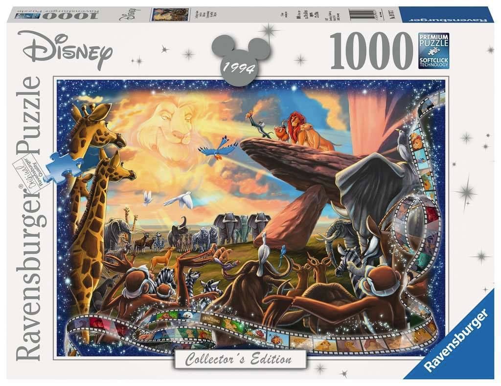 Ravensburger - puzzel disney - the lion king legpuzzel - 1000 stukjes.