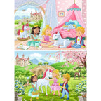 Ravensburger - puzzel prince&princess 2x12
