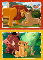 Ravensburger puzzel lion king 2x24pcs