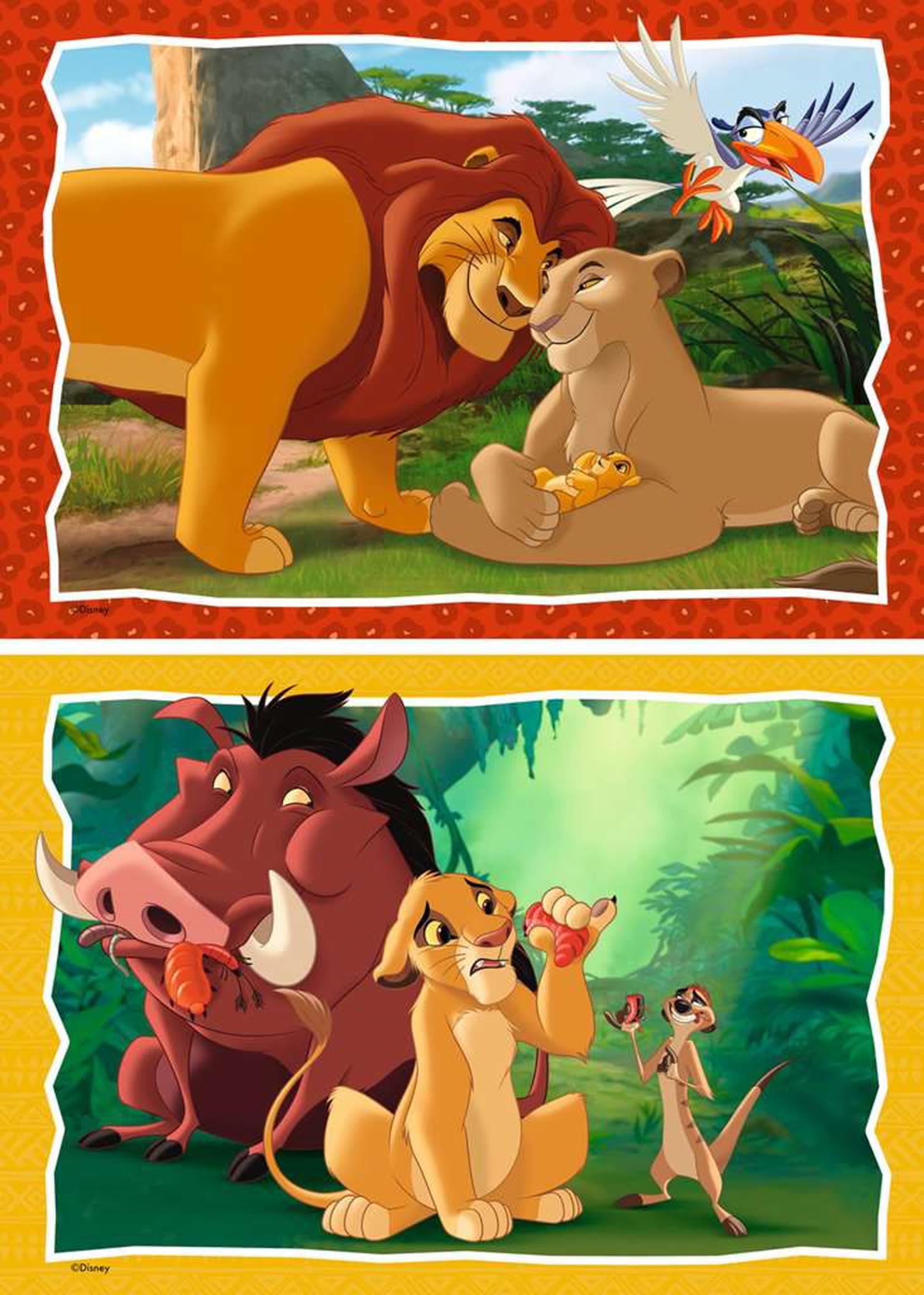 Ravensburger puzzel lion king 2x24pcs