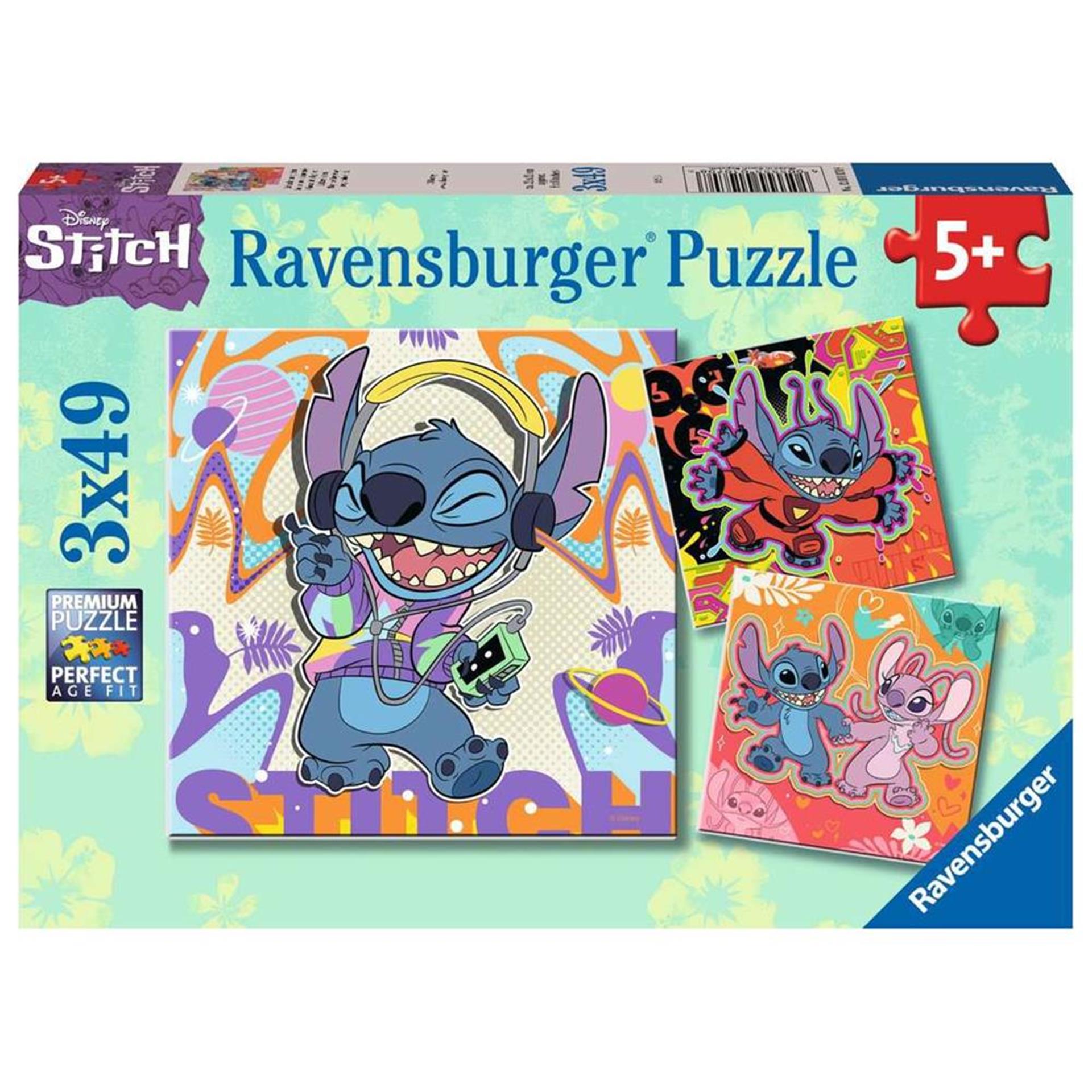 Ravensburger - puzzel stitch 3x49 stukjes