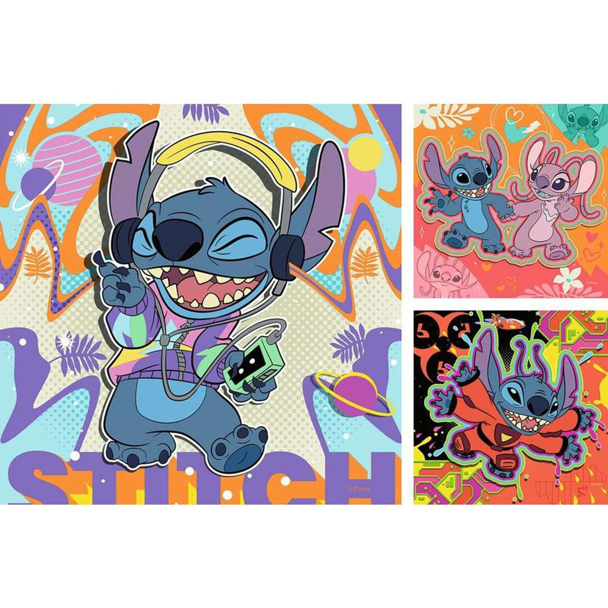 Ravensburger - puzzel stitch 3x49 stukjes