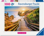 Ravensburger legpuzzel stairway to camilo beach, algarve - 1000st.